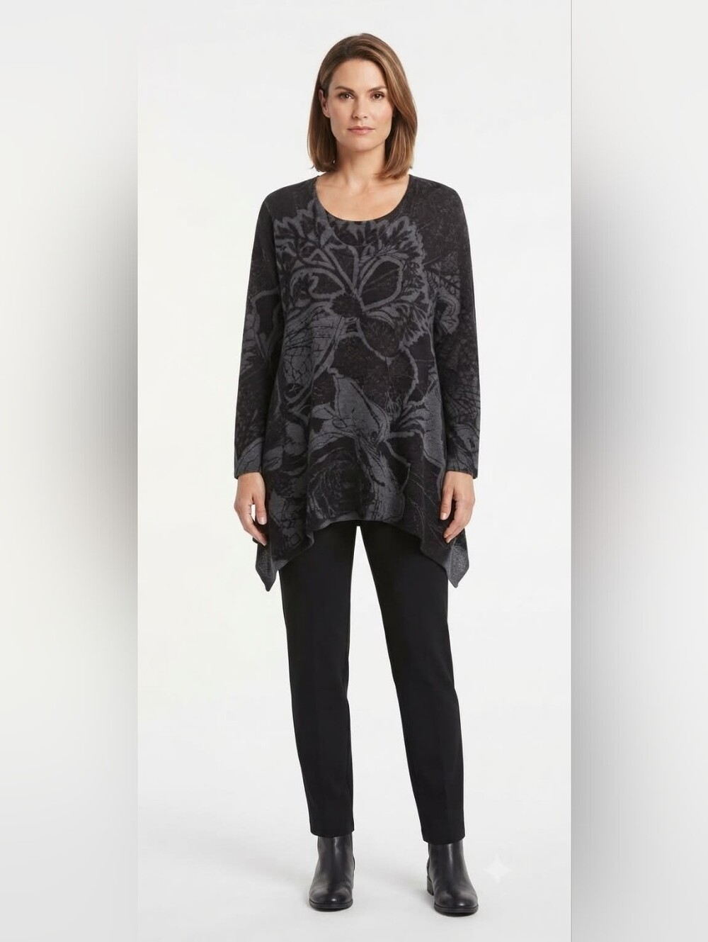 Soft Surroundings Sweater Asymmetrical Hem  Size Medium
